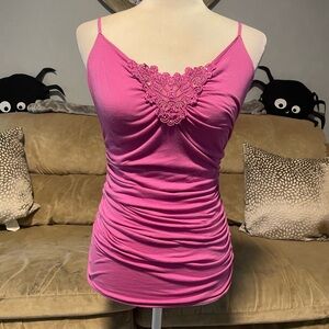 DKNY jeans ruched tank top